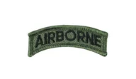 Odzież taktyczna i umundurowanie - FOSTEX - Naszywka - Airborne - Zielony OD - miniaturka - grafika 1