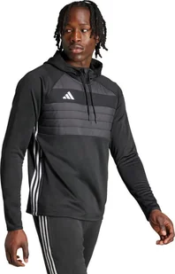 Bluza męska adidas Tiro 25 Essentials Winterized Trainig czarno-szara JN9466 XS - Bluzy męskie - miniaturka - grafika 1
