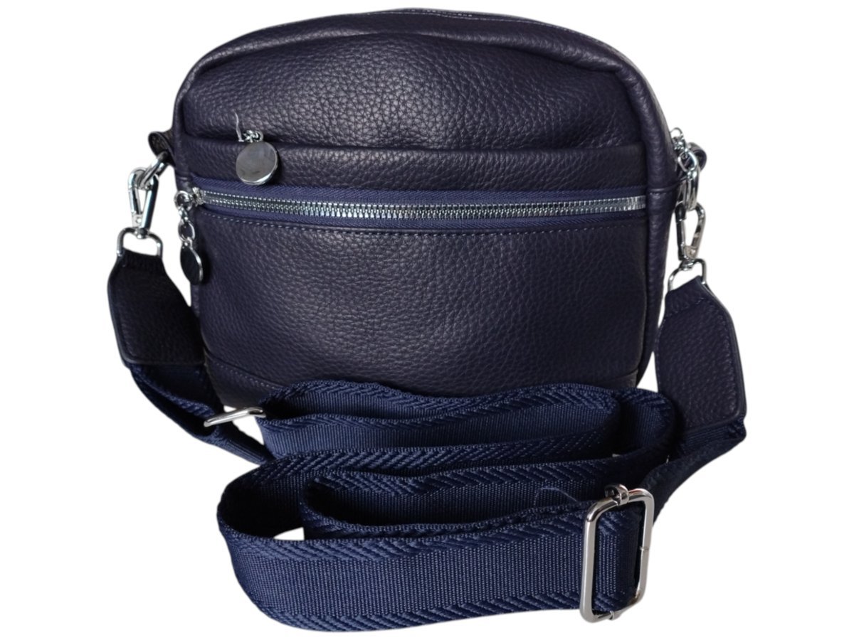 Torebka Damska, Miejska Mała Listonoszka Na Ramię, Kolor Niebieski