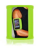 Wyposażenie sportowe i gimnastyczne - KSIX KSIX T-Armband lycra-tube for smartphone up to 5.2 inches size S green BXSBSV - miniaturka - grafika 1