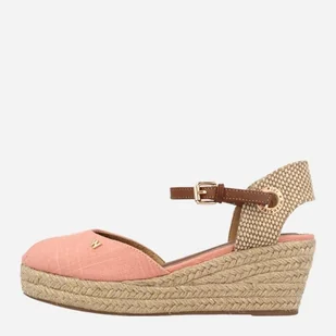 Espadryle damskie na koturnie Wrangler Bela Semi Wedge 20241055.85A 39 25.5 cm Jasnożółte (5400821979939). Buty wsuwane slip-on damskie - Trampki damskie - miniaturka - grafika 1