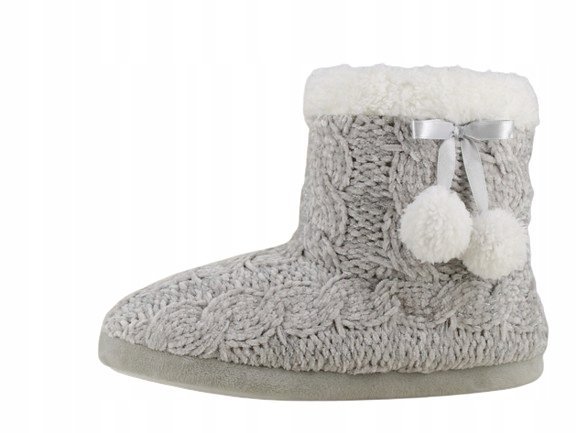 Kapcie Papcie Pantofle Damskie domowe futrzane ciepłe wysokie r. 36 B955810