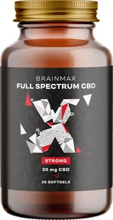 BrainMax CéBéDé Strong 30 mg, 30 kapsułek żelowych - Suplementy naturalne - miniaturka - grafika 1