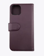 Portfele - Etui/ portfel do iPhone'a 13 Mini z magnesem Rvelon Ciemny Fiolet - miniaturka - grafika 1