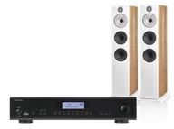 Zestawy stereo - Rotel A14 MKII (czarny) + 603 S3 (dąb) - miniaturka - grafika 1