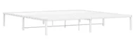 Łóżka - Białe metalowe łóżko 140x200 cm M1-L62 - miniaturka - grafika 1