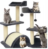Drapaki dla kotów - ZW2G DRAPAK LEGOWISKO DLA KOTA 2 POZIOMY - miniaturka - grafika 1