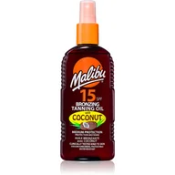 Balsamy i kremy do opalania - MALIBU Bronzing Tanning Oil Argan Oil Preparat do opalania ciała W 200 ml e5025135119248 - miniaturka - grafika 1
