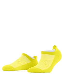 Sneakersy damskie - Burlington Damskie sneakersy Athleisure miękkie, szybkoschnące, oddychające, lekko wyściełane, jednokolorowe, 1 para skarpetek, żółte (Sulfur 1084), 39-42 - grafika 1