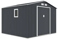 Altany ogrodowe - Domek na narzędzia HUDSON 9x8 Cold Grey - miniaturka - grafika 1