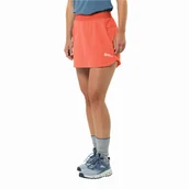 Spodenki damskie - Damskie spódnico-spodenki Jack Wolfskin PRELIGHT CHILL SKORT W digital orange - XS - miniaturka - grafika 1