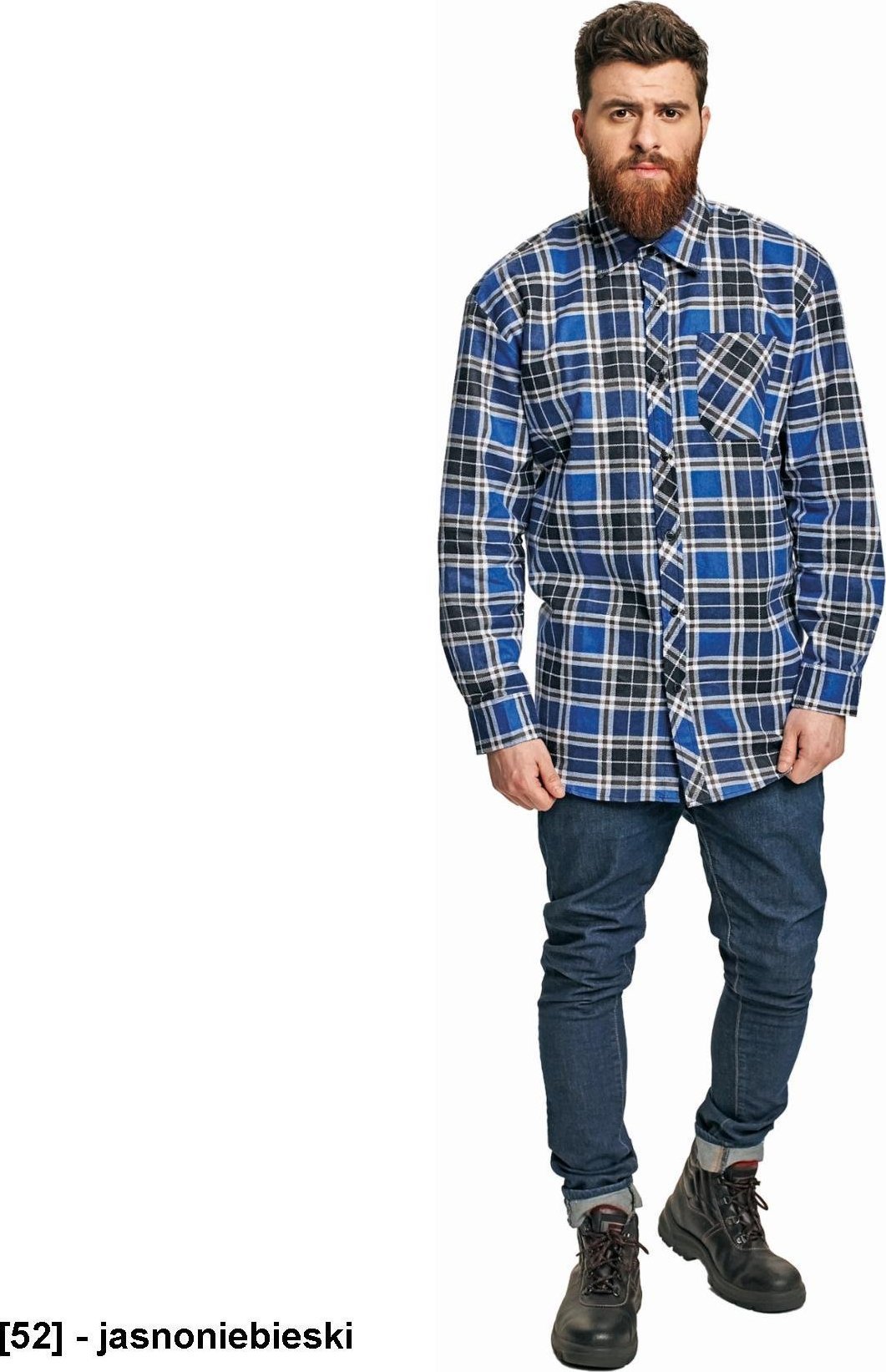 CERVA SATURN - KOSZULA FLANELOWA, 100% bawełna, rozm. 3XL