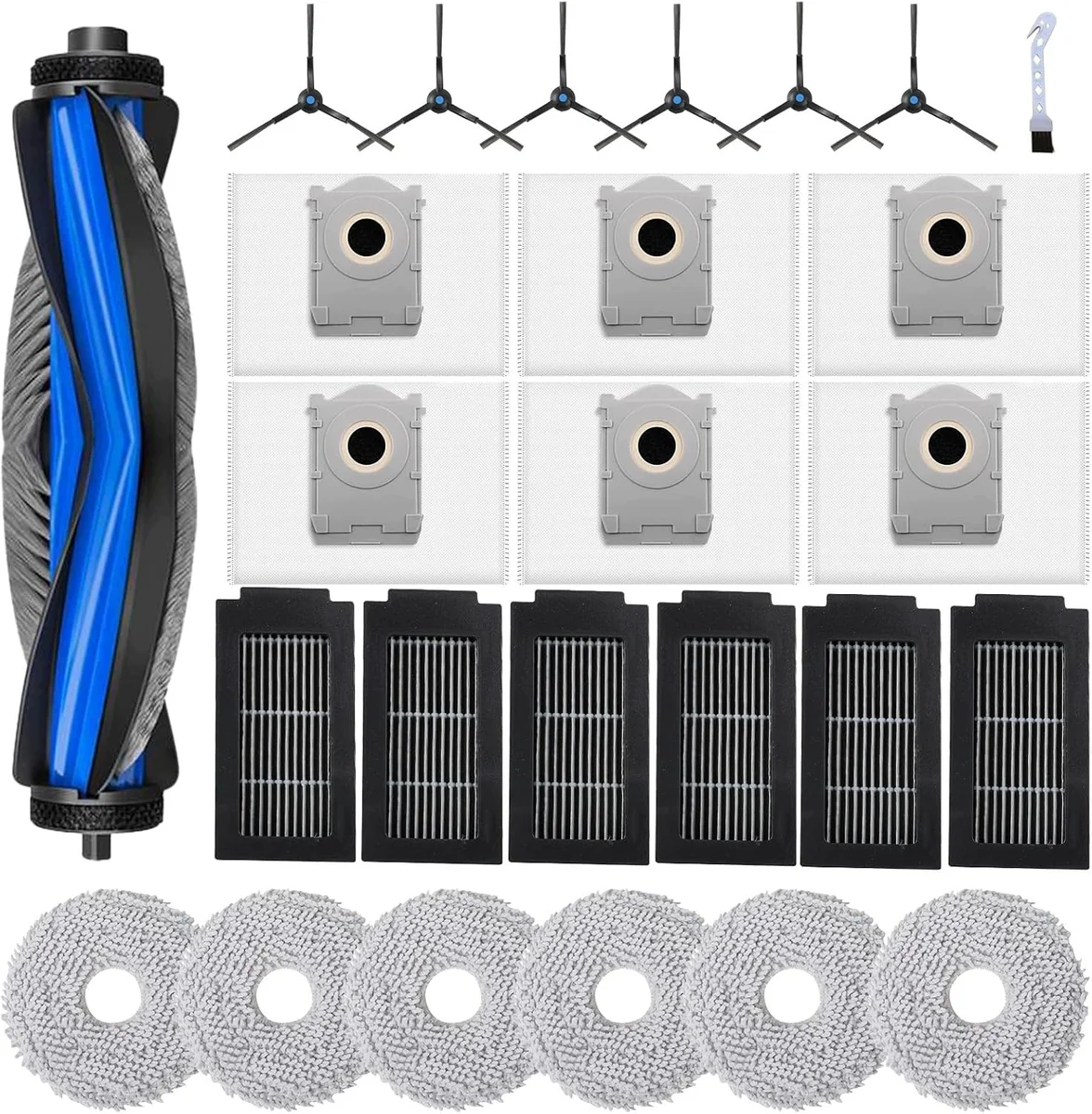 Zestaw akcesoriów Ecovacs Deebot T50 Pro Omni, 26 części, filtry HEPA