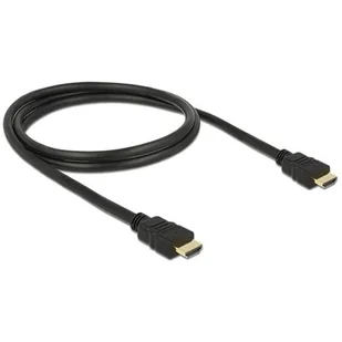 Delock Kabel HDMI1 m Czarny 4K 84752 - Kable - miniaturka - grafika 1