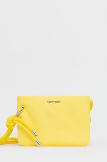 Torebki damskie - Calvin Klein torebka kolor żółty - grafika 1
