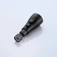 Baterie kuchenne - Czarna bateria kuchenna, wielofunkcyjna głowica, głowica z blokadą przepływu wody, trzy tryby strumienia, miedziane przyłącze. - miniaturka - grafika 1