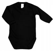 Body dla niemowląt - Body KOPERTOWE polskie CZARNE r 74 KLEKLE - miniaturka - grafika 1