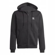 Bluzy męskie - adidas bluza męska sportowa z kapturem rozpinana ESSENTIALS IW5791 roz. S - miniaturka - grafika 1