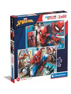 Puzzle - Clementoni Zestawy puzzli (2 szt.) "Spiderman" - 2 x 60 szt. - 5+ - miniaturka - grafika 1