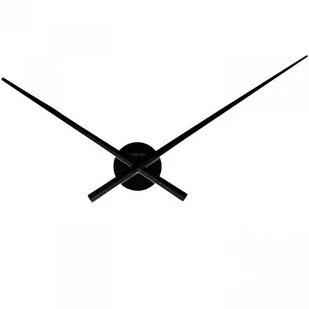 Nextime Zegar ścienny Hands, czarny, 70 cm - Zegary - miniaturka - grafika 1