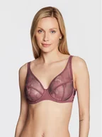 Biustonosze - Maison Lejaby Biustonosz z fiszbiną Nufit Garden 21137 Fioletowy - miniaturka - grafika 1