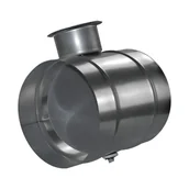 Rekuperatory i centrale - Przepustnica wentylacji ocynkowana ręczna 160 mm VENTS 5907660877551 - miniaturka - grafika 1