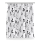 Zasłony - Gotowa zasłona z nadrukiem 150x200 Zimowa choinka, Fabricsy - miniaturka - grafika 1