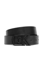 Paski - Calvin Klein Pasek Męski Curve Monogram Buckle 32Mm Rev LV04D7021G Czarny - miniaturka - grafika 1