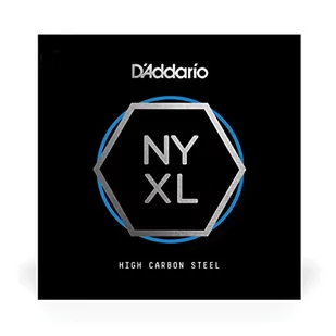 D'Addario NYS019 pojedyncza gładka stalowa struna gitarowa. 019 - Struny gitarowe  - miniaturka - grafika 1