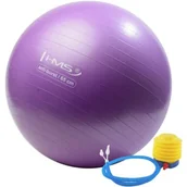 Akcesoria do skatingu - HMS Piłka gimnastyczna Anti-burst YB02 65cm fioletowa 5907695500417 - miniaturka - grafika 1