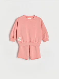 Reserved - Bawełniany komplet - brzoskwiniowy - Bluzy i sweterki niemowlęce - miniaturka - grafika 1