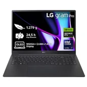 Laptopy - LG Gram Pro 16Z90SP-A.AP7BG notebook/Intel Core Ultra 7 155H 40,6 cm (16") WQXGA+ 32 GB LPDDR5x-SDRAM 2 TB SSD NVIDIA GeForce RTX 3050 Wi-Fi 6E (802.11ax) Windows 11 Pro Czarny 16Z90SP-A.AP7BG - miniaturka - grafika 1