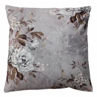 Poduszki dekoracyjne - Poduszka PEONY 45 x 45 cm szara - miniaturka - grafika 1