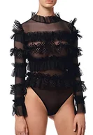 Body - OW Intimates Damskie body Grace Body, czarne, średnie - miniaturka - grafika 1