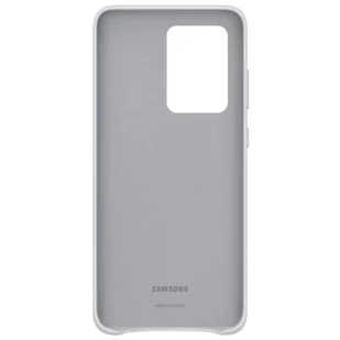 Samsung Etui Leather Cover do Galaxy S20 Ultra Jasno-szary (EF-VG988LSEGEU) - Etui i futerały do telefonów - miniaturka - grafika 1