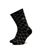 Skarpetki męskie - Vans Skarpety Wysokie Męskie Checkeboard Crew VN0A3H3OBA5 Czarny - miniaturka - grafika 1
