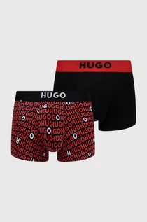 Majtki męskie - Hugo HUGO bokserki (2-pack) męskie kolor czerwony - Hugo - grafika 1