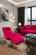 Szezlongi - Leżanka szezlong boss chesterifild różowa - miniaturka - grafika 1