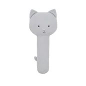 Łamigłówki - Grzechotka Uroczy Szary Kotek Jabadabado - miniaturka - grafika 1