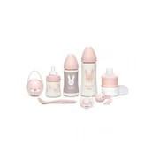 Butelki dla niemowląt - Suavinex Zestaw startowy welcome premium różowy Hygge Baby - miniaturka - grafika 1