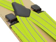 Dodatki do ubrań - Neonowe odblaskowe szelki do spodni - baranek T93 - miniaturka - grafika 1