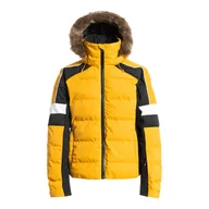 Kurtki narciarskie - Damska Kurtka ocieplana ROXY SNOWBLIZZARD J SNJT YLV0 ERJTJ03382-YLV0 – Żółty - miniaturka - grafika 1