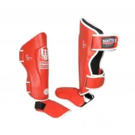 Ochraniacze do sportów walki - Ochraniacze piszczeli i stopy ze skóry naturalnej MASTERS FIGHT EQUIPMENT z WAKO - miniaturka - grafika 1