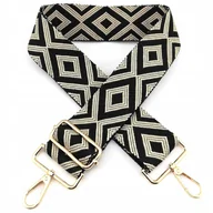 Paski - Pasek Do Torebki Torby Regulowany Szeroki Damski Długi Parciany Kolorowy - miniaturka - grafika 1