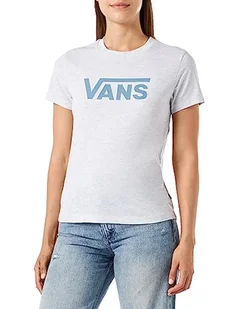 Vans Damska koszulka Drop V Ss Crew-b, Biały wrzos, S - Koszulki i topy damskie - miniaturka - grafika 1