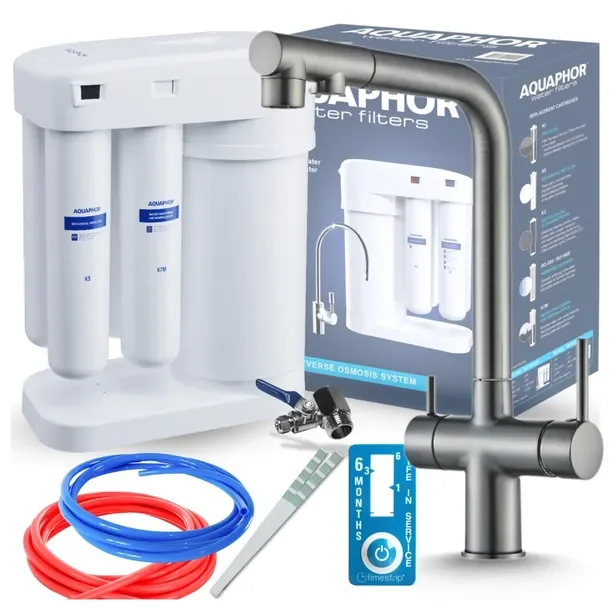Filtr Do Wody Aquaphor Morion Odwrócona Osmoza I Bateria Kuchenna Grafit