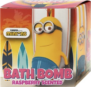 Kula do kąpieli Minionki, malinowa EP Line Sparkling Bath Bomb Minions Magic Bath (165 g) - Kosmetyki kąpielowe dla dzieci Kula do kąpieli Minionki, malinowa EP Line Sparkling Bath Bomb Minions Magic Bath (165 g) - Kosmetyki kąpielowe dla dzieci - miniaturka - grafika 1