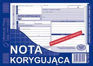 Druki akcydensowe - Michalczyk&Prokop NOTA KORYGUJĄCA VAT A5 108-3E - miniaturka - grafika 1