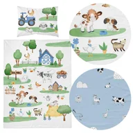 Pościel dla dzieci - Pościel 90 x 120 Bawełna Dziecięca Maya Mo 4999B - miniaturka - grafika 1