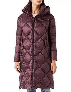 Blauer Damski wodoodporny/długi wypełnienie z piór trench alternatywny płaszcz puchowy, 771rl czerwone wino w kolorze ciemnej różowym, X-Large - Kurtki damskie - miniaturka - grafika 1